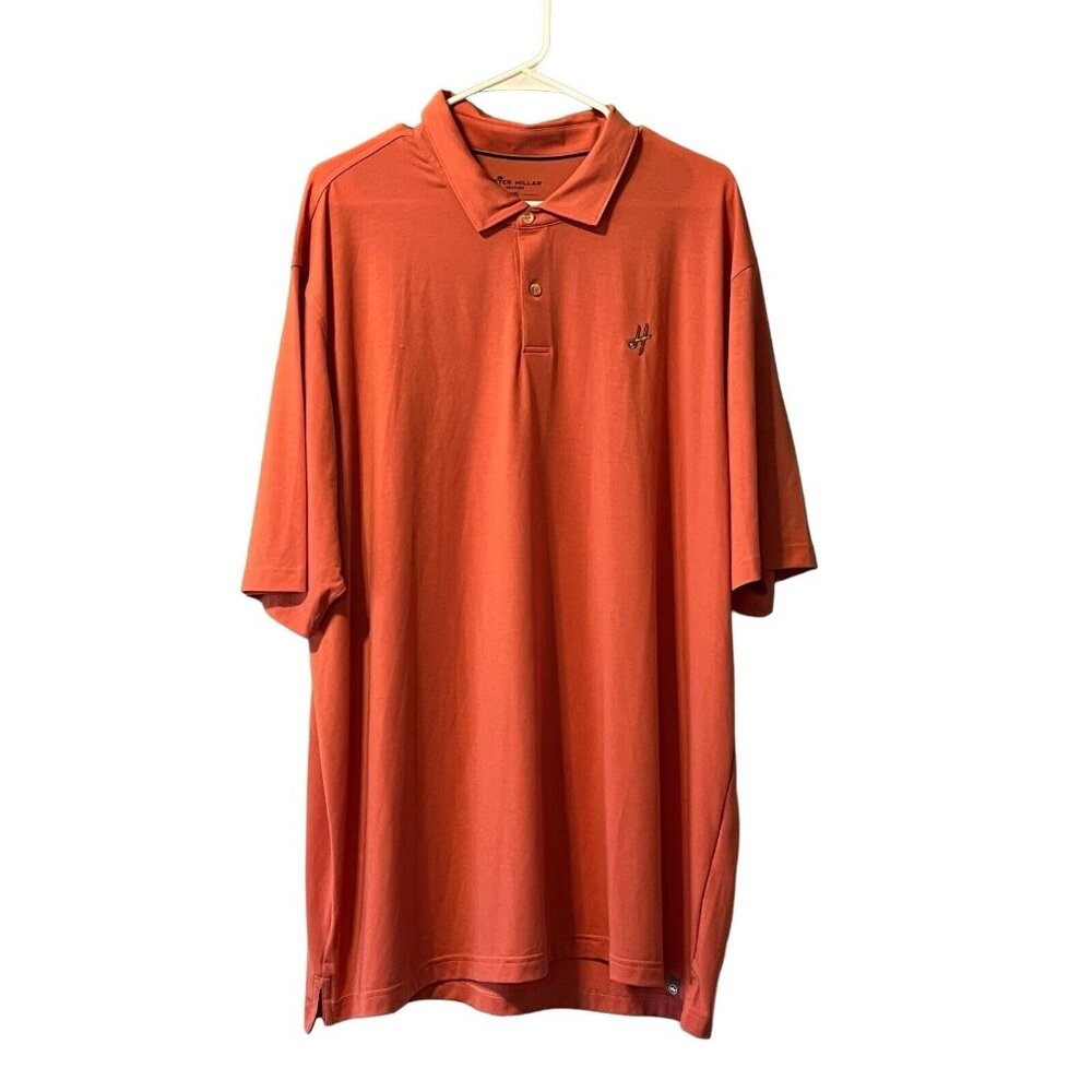 Peter Millar Seaside Golf Club Soft Polo Shirt Men’s Size XXL Athletic Preppy
